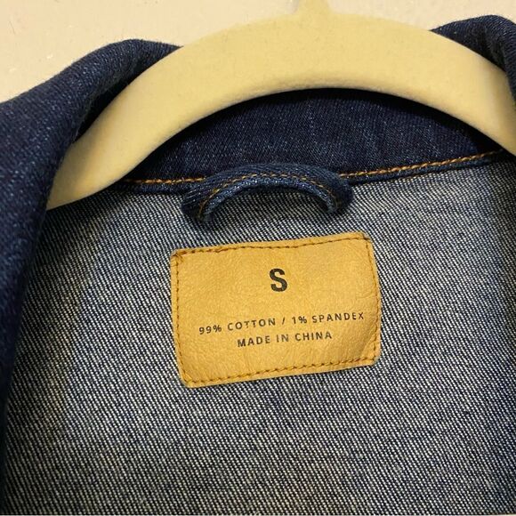 Saved By Grace So. Cal Harvest Threadfast Apparel Unisex denim jean jacket -S - Picture 5 of 9